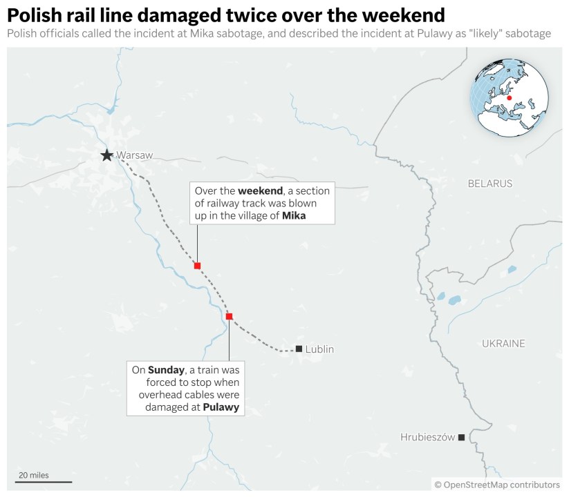 poland-blames-sabotage-for-railway-blast-on-ukraine-delivery-line