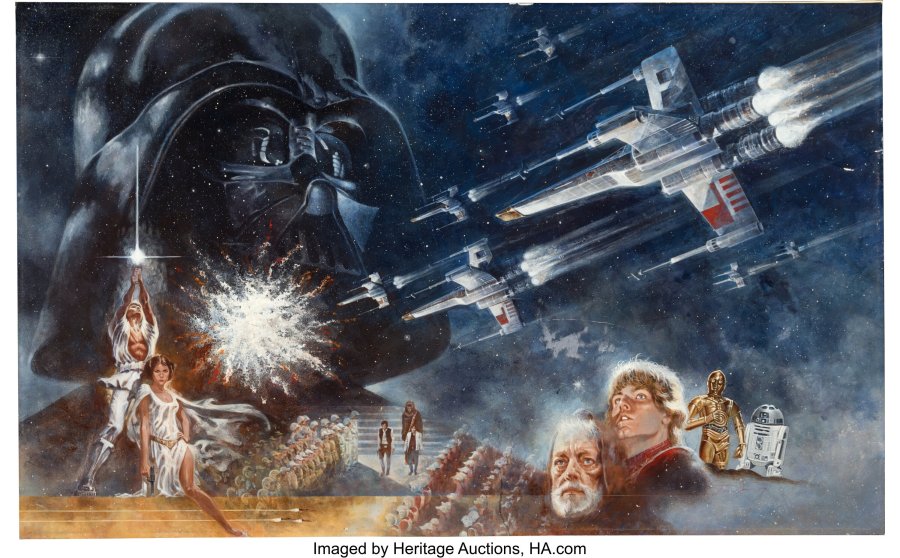 the-painting-that-introduced-‘star-wars’-to-the-world-fetches-$3.9m-at-auction