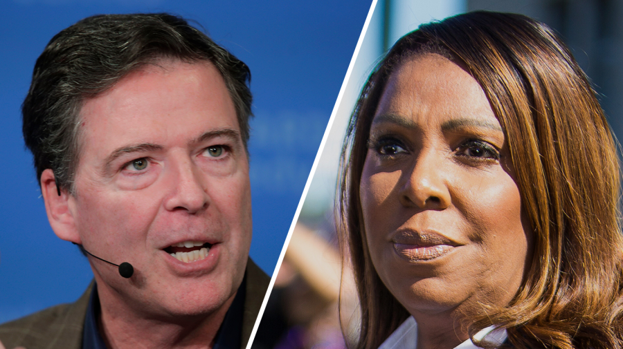 doj-appeals-dismissal-of-cases-against-trump-foes-james-comey,-letitia-james