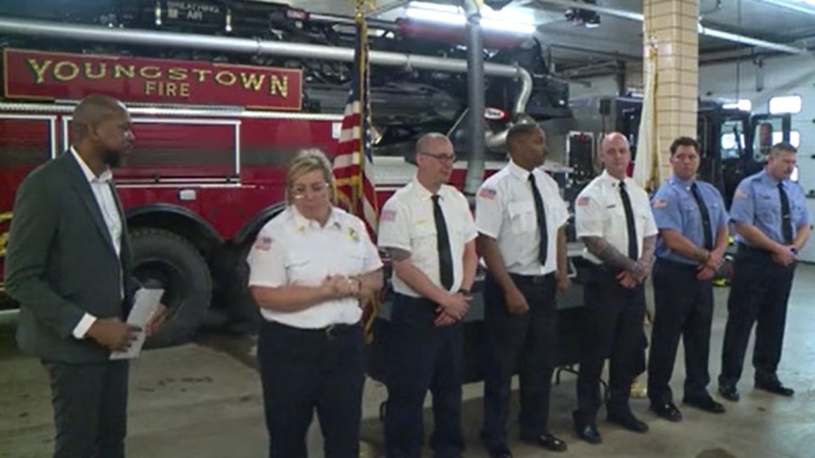 youngstown-fire-department-promotes-five-members