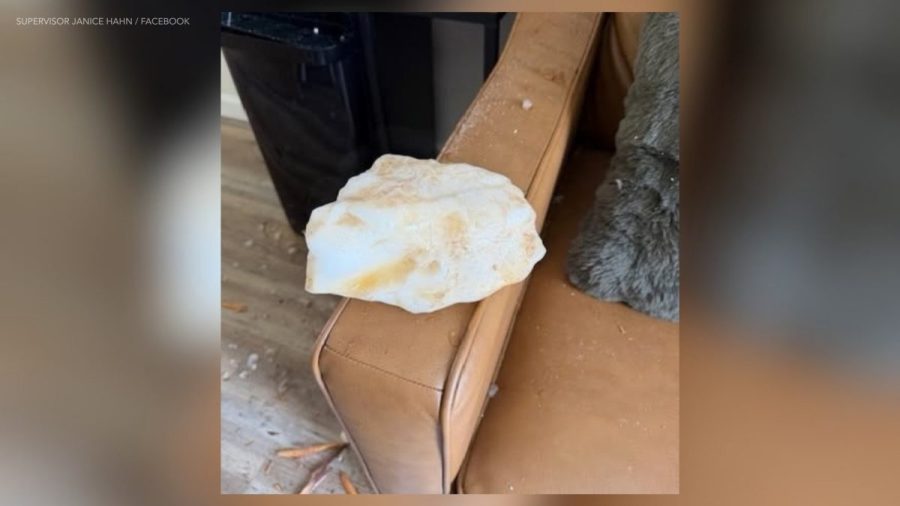 large-chunk-of-ice-mysteriously-crashes-through-roof-of-socal-home,-supervisor-says