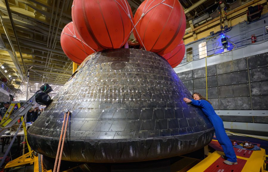 nasa’s-artemis-ii-moonship-returns-home-to-its-launch-site-after-historic-voyage