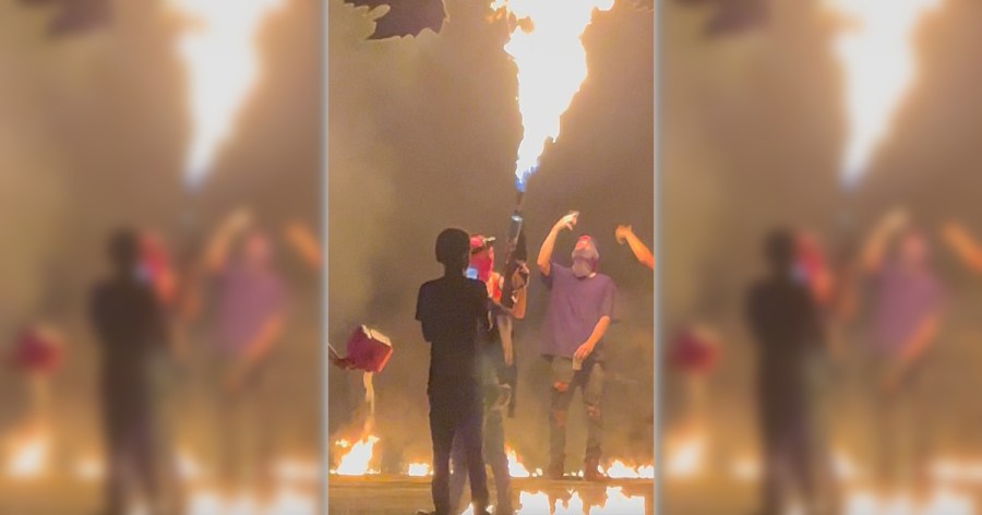 watch:-flamethrower-used-during-street-takeover-in-virginia