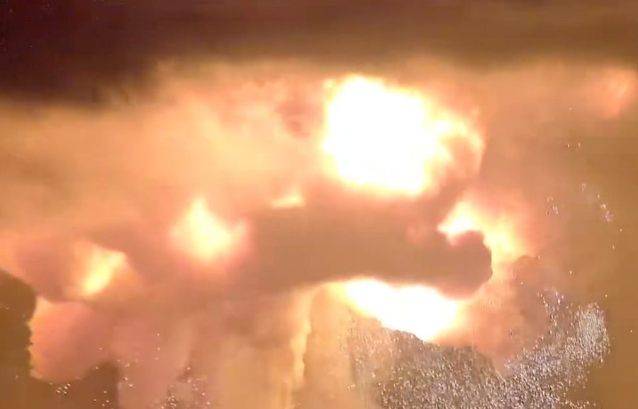 watch:-blue-origin-rocket-explodes-on-florida-launch-pad-during-test