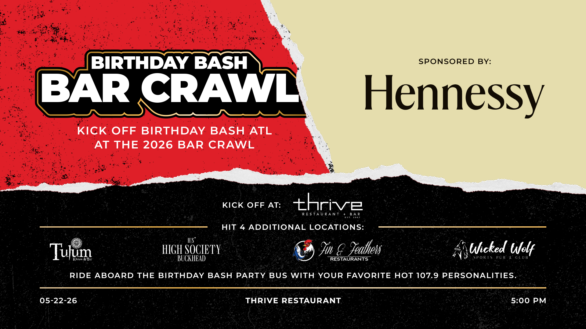 Birthday Bash Bar Crawl