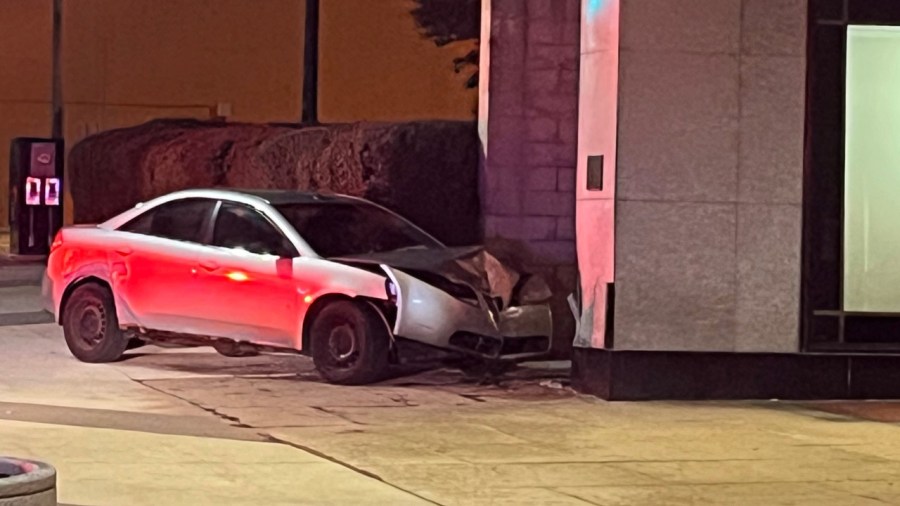 crash-causes-minor-damage-to-deyor-performing-arts-center