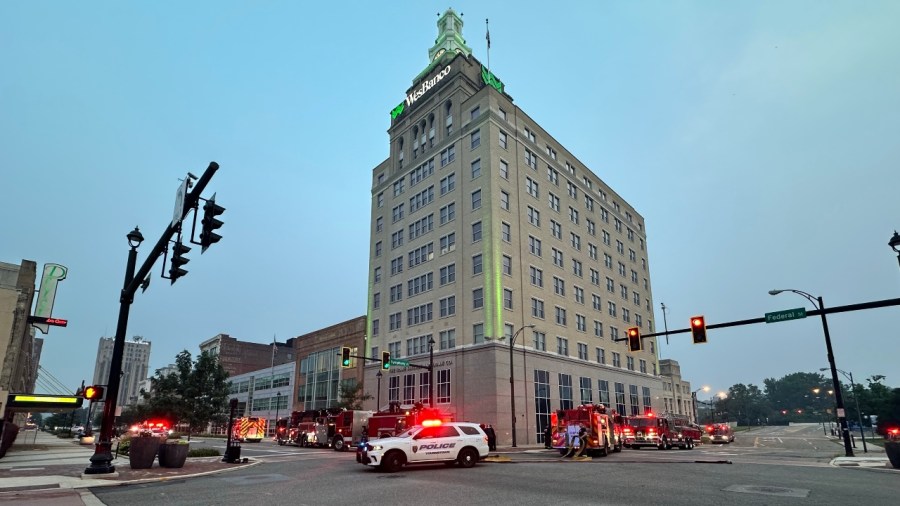 fire-crews-respond-to-wesbanco-building-downtown