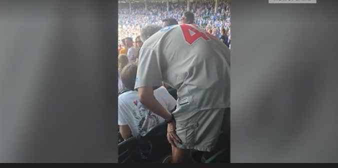 watch:-man-slaps-fan-not-standing-for-national-anthem-at-cubs-game