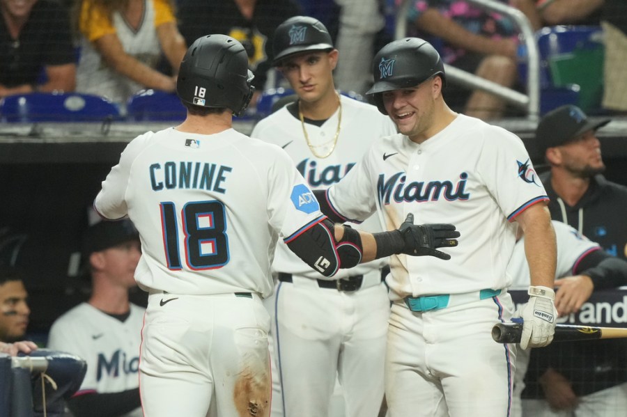 conine,-hernandez-homers-lead-marlins-to-8-2-win-over-pirates