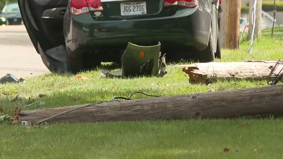 police-respond-after-car-crashes-into-phone-pole
