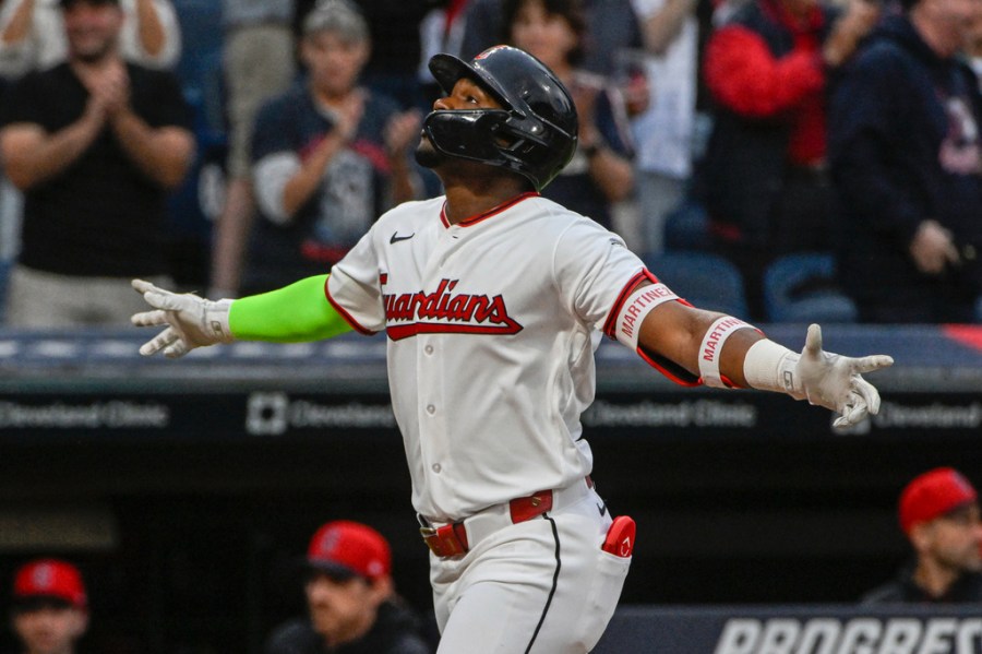 martinez-homers-from-both-sides-of-the-plate-as-guardians-beat-athletics-to-stay-atop-al-central